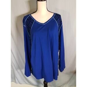 Catherines; Royal blue tee shirt.